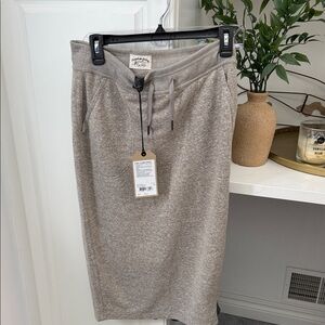 Prana Heathered Tan Pencil Skirt